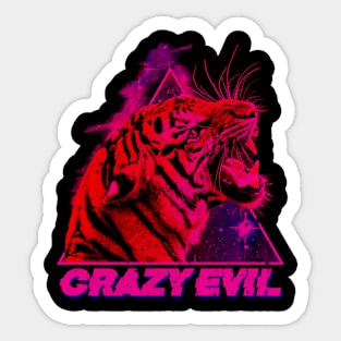 Tiger Animal Color Sticker